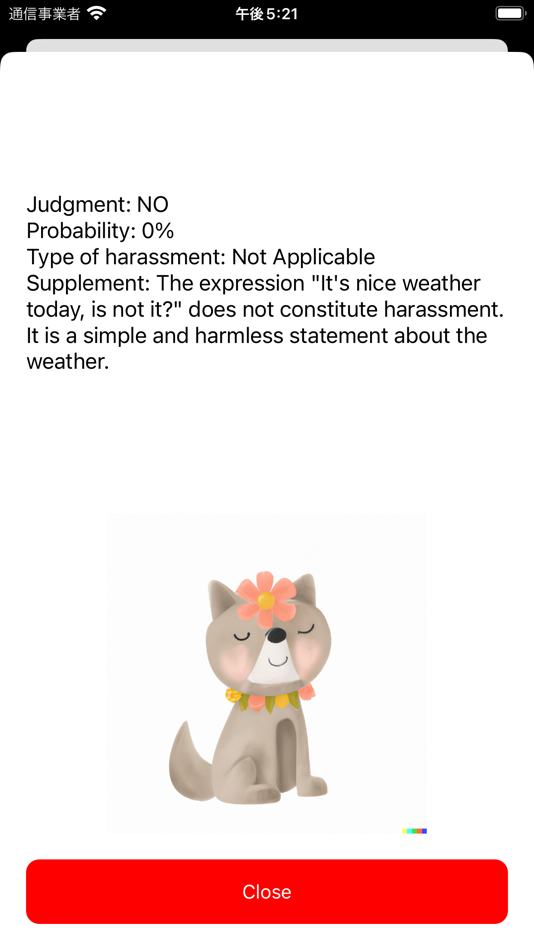 #2. HarassCheck (iOS) Podle: Masaaki Sogabe