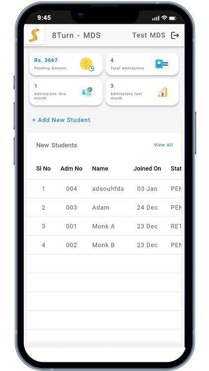 8Turn Driving School Manager