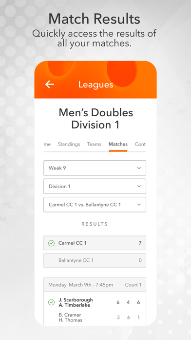 Tenniscores Screenshot