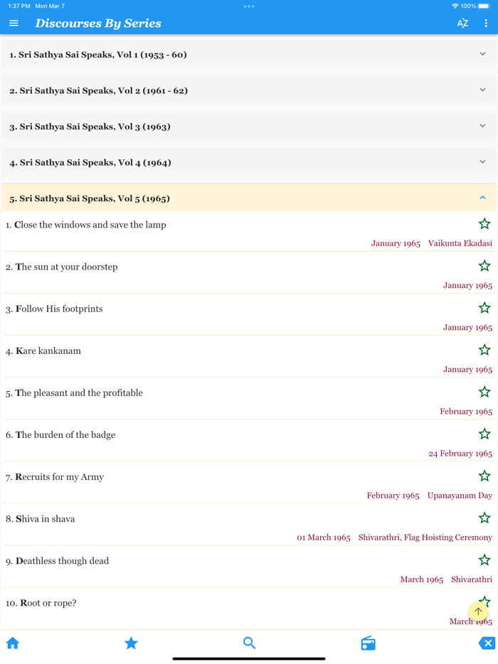 Sri Sathya Sai Speaks