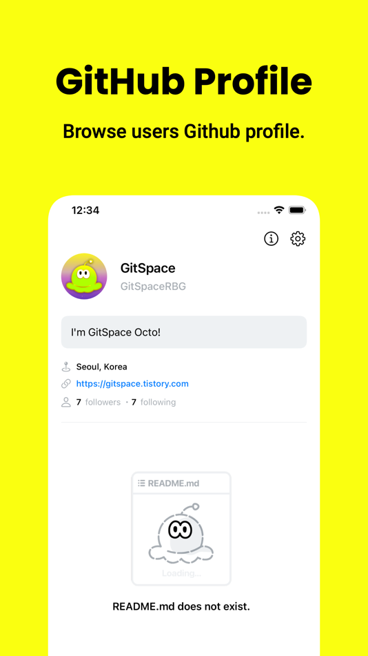 #4. GitSpace (iOS) By: Hanho Choi