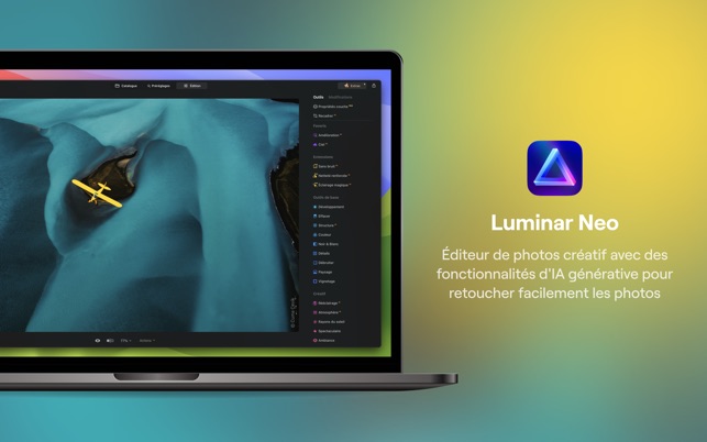 Luminar Neo: AI Éditeur Photos dans le Mac App Store