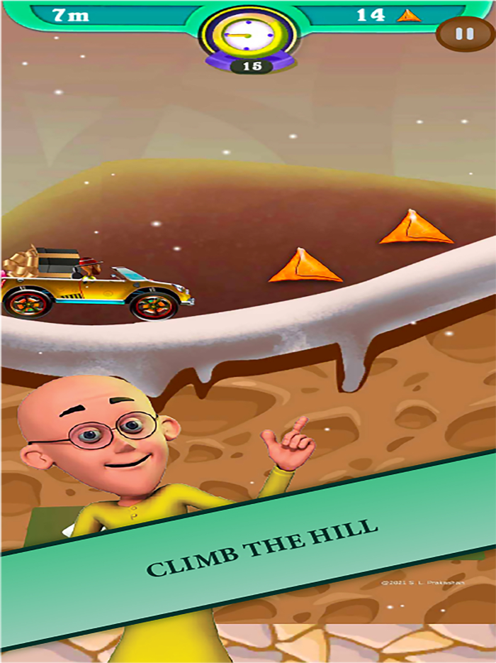 Motu Patlu Hill Racing Game