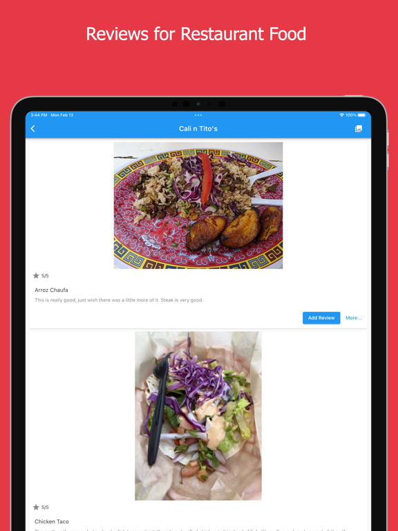 Screenshot #6 pour RateMyFood: Food Reviews