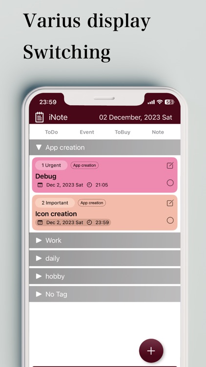 iNote:Color sticky note memo