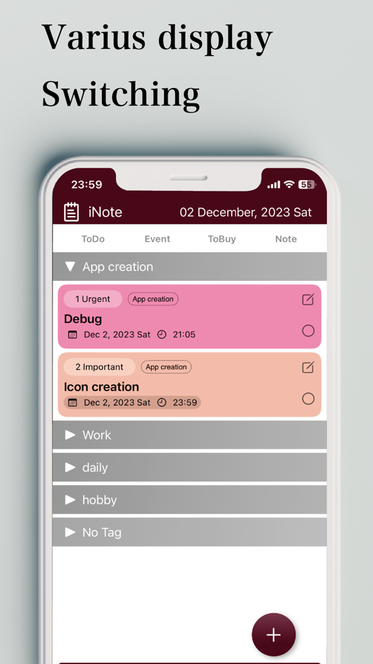 #2. iNote:Color sticky note memo (iOS) 由: Hajime Suzuki