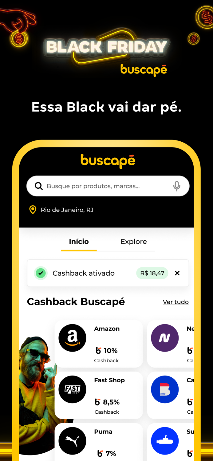 Buscapé Comprar com Cashback