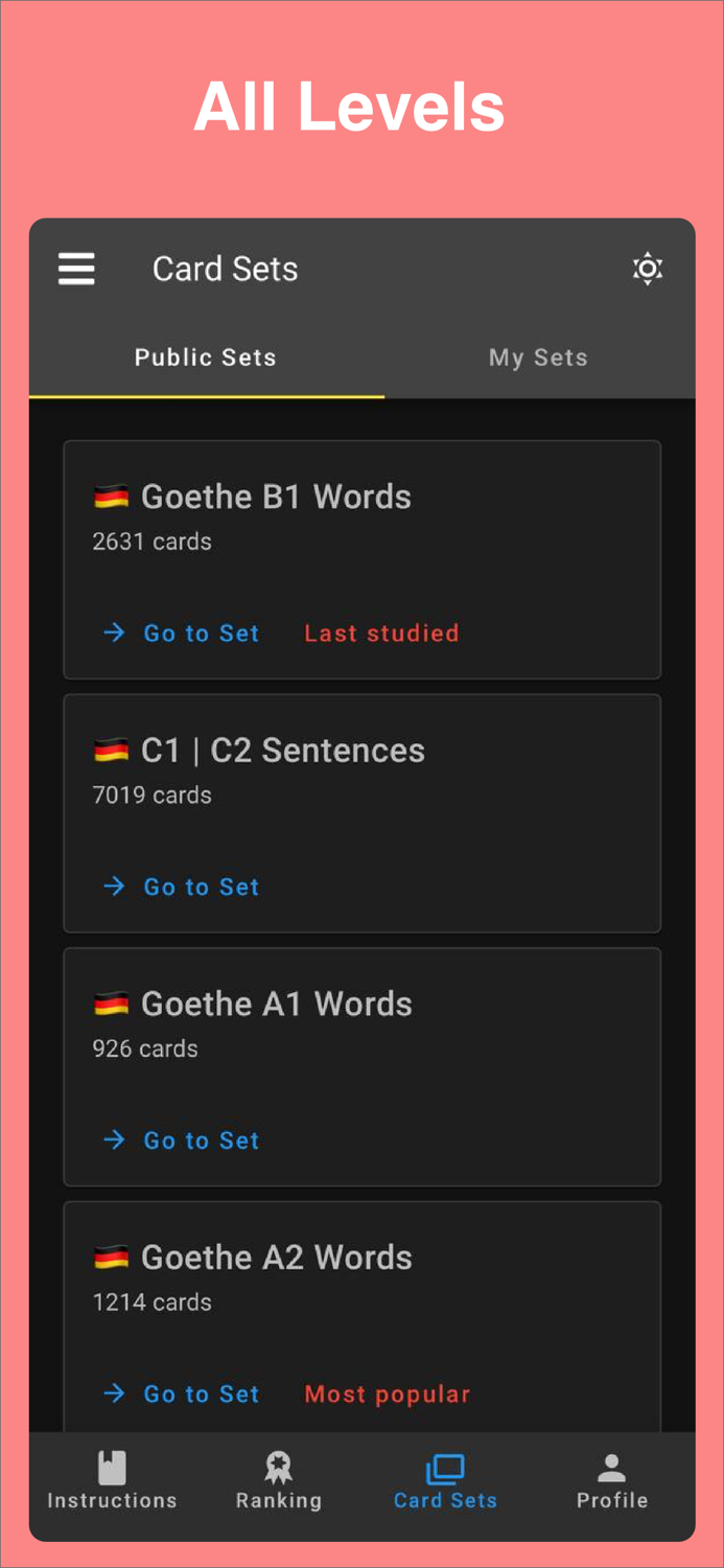 Cardly Learn German Smartly