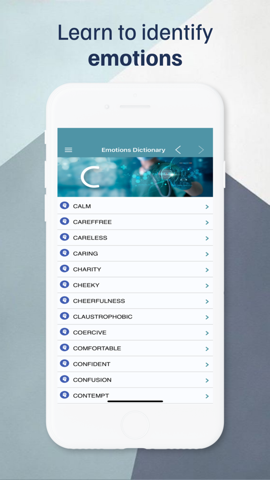 #2. Dictionary of Emotions (iOS) By: David Ortega Lopez