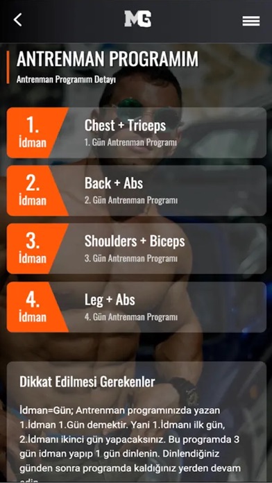 MG FITNESSS Screenshot