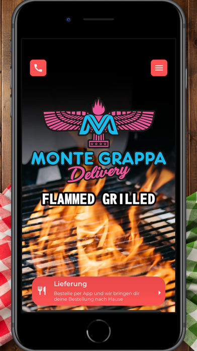 Monte Grappa Delivery Screenshot
