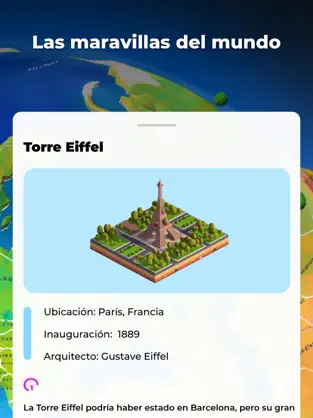 Immagine dello schermo 2 Geografía Mundial - 3D Mapas iphone