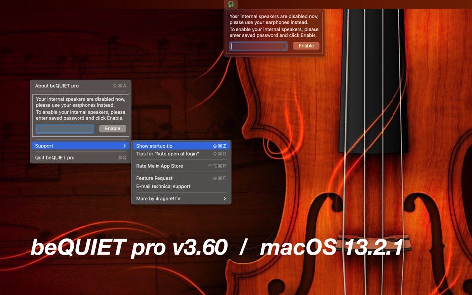 beQUIET pro - v3.60 - (macOS)