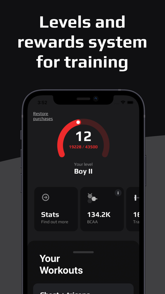 BCAA - fitness planner and log