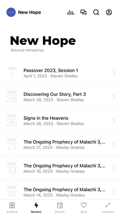 New Hope Revival Ministries Screenshot