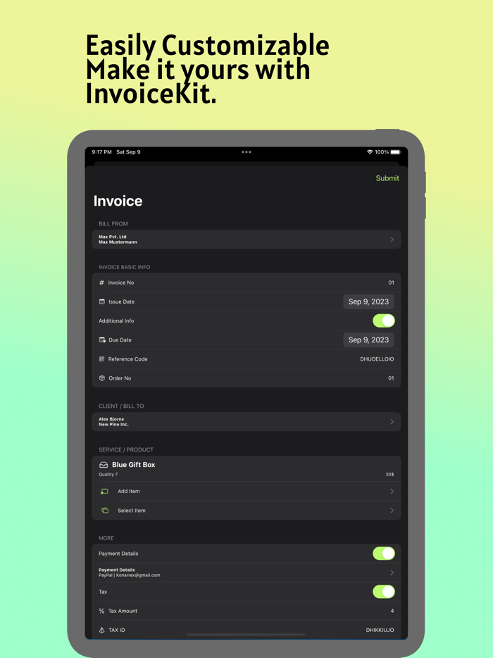 InvoiceKit for Small Business