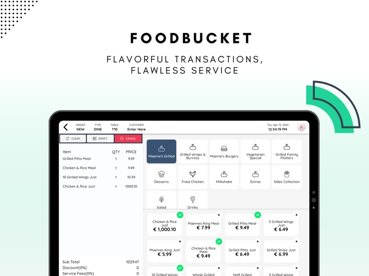 FoodBucket Unify