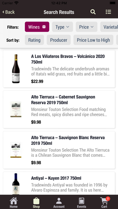 Yiannis Wine Shop Screenshot