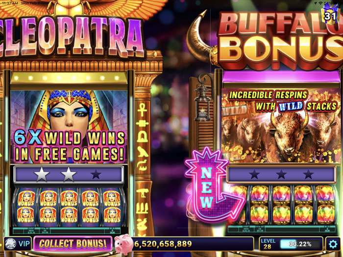 Buffalo 5-Reel Deluxe Slots