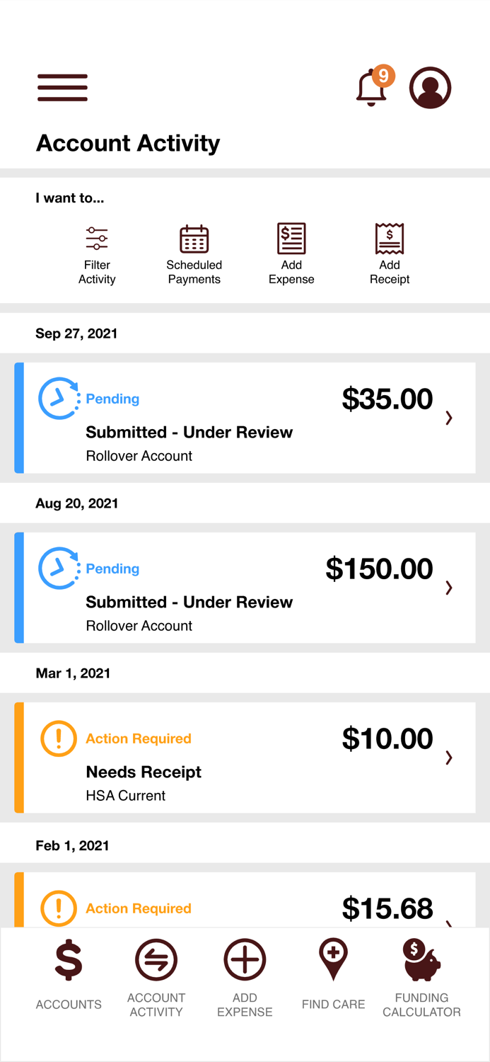 BMA Health Spending Account