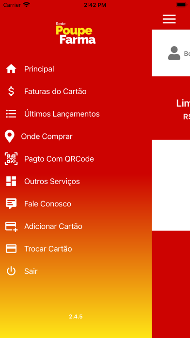Cartão Poupe Farma Screenshot