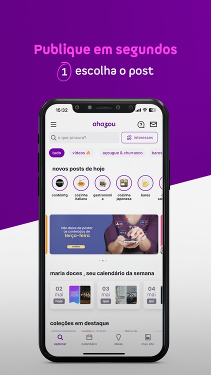 Ahazou: seus posts prontos