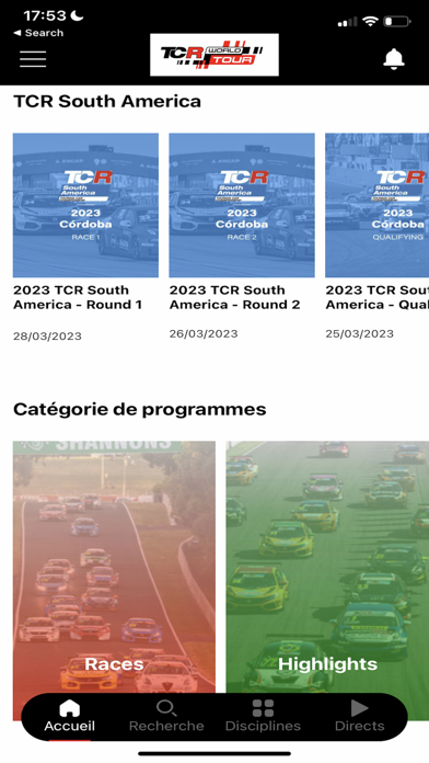 TCR TV Screenshot