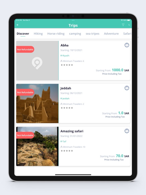 Yalla Tour iPad screenshot 3 - Travel app