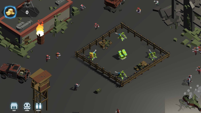 Block Zombie Defense