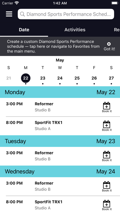 Diamond Sports Performance Screenshot