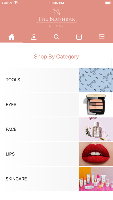 Blushbar Shop Screenshot