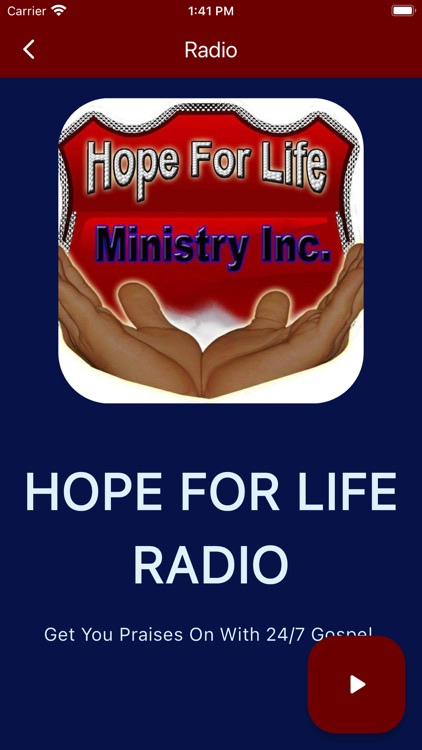 Hope For Life Radio.