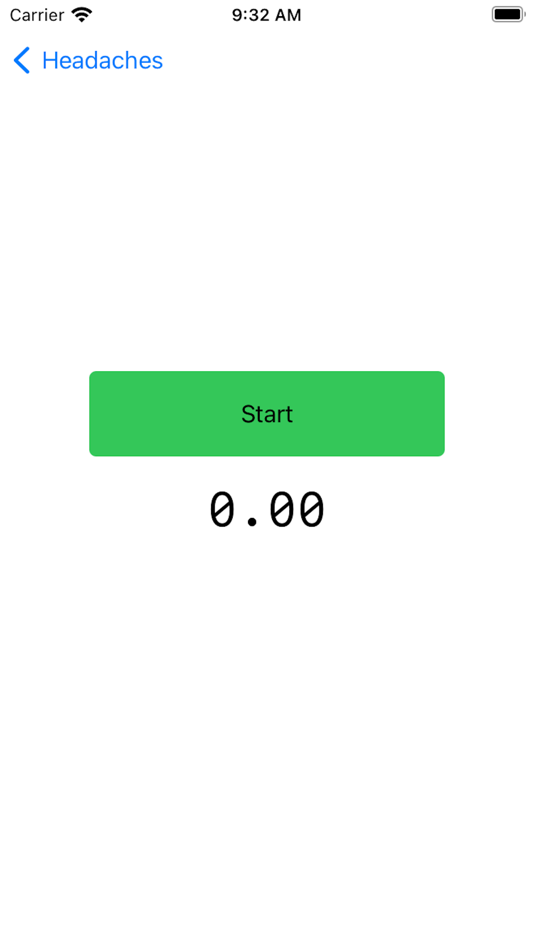#2. My Simple Headache Tracker (iOS) De: Bryan Teague