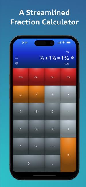 ‎Fraction Calculator Pro Screenshot