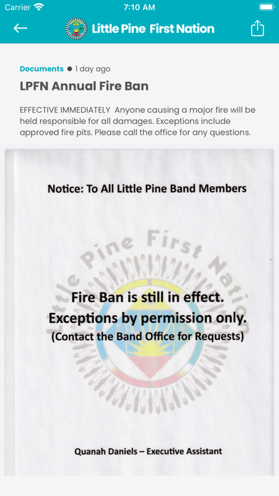 Little Pine First Nation Screenshot