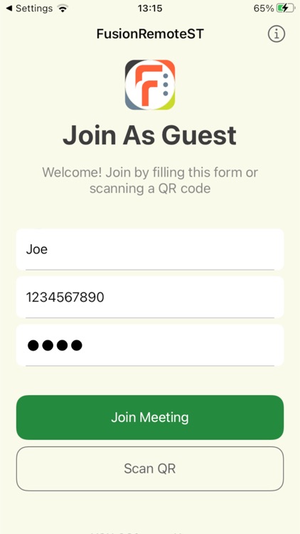 Fusion Remote ST for Bluejeans