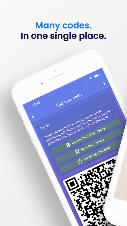 #1. QR Quick - Wallet for QR codes (iOS) Podle: VNAPPMOB COMPANY LIMITED