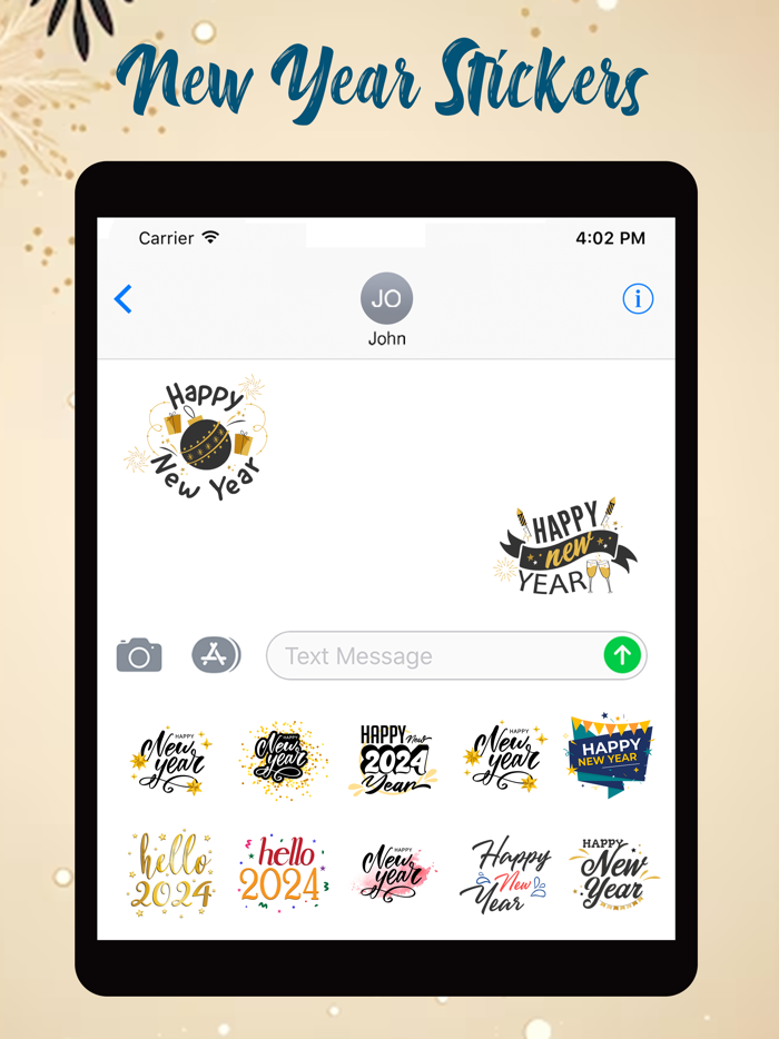 Happy New Year Sticker Emoji