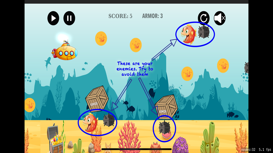 #3. Crusty Sub (iOS) 由: Bernardo Perdomo