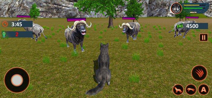 Wild Wolf Attack Simulator