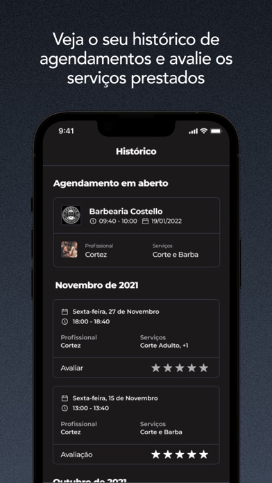 Costello Barbearia Screenshot 1 - AppWisp.com Costello Barbearia Screenshot 1 - AppWisp.com