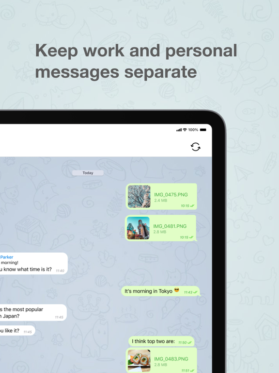 Messenger for WhatsApp & Moreのおすすめ画像4