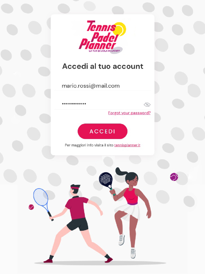 Tennis Padel Planner App