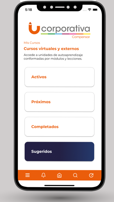 U. Corporativa Compensar Screenshot