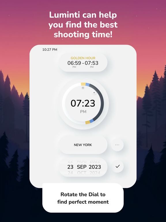 Luminti: Magic Golden Hour app iPad screenshot 2 - Photo & Video app