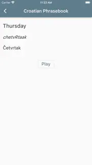 croatian phrasebook iphone screenshot 2
