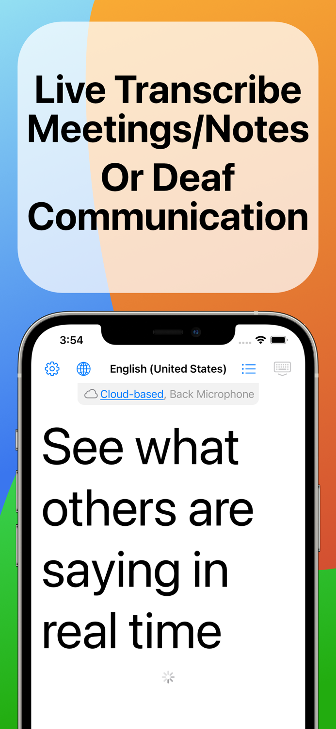 MiniSpeech Live Transcribe