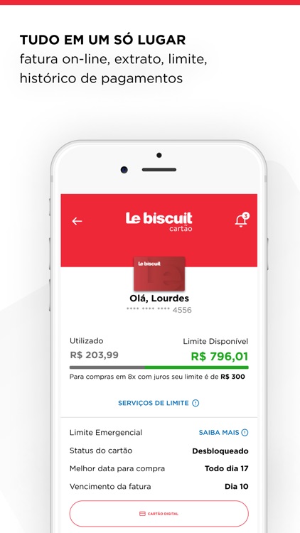 Le biscuit Cartão