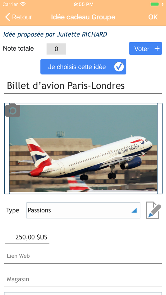 #6. Mémo Cadeaux (iOS) Podle: ITPLUS Conseil
