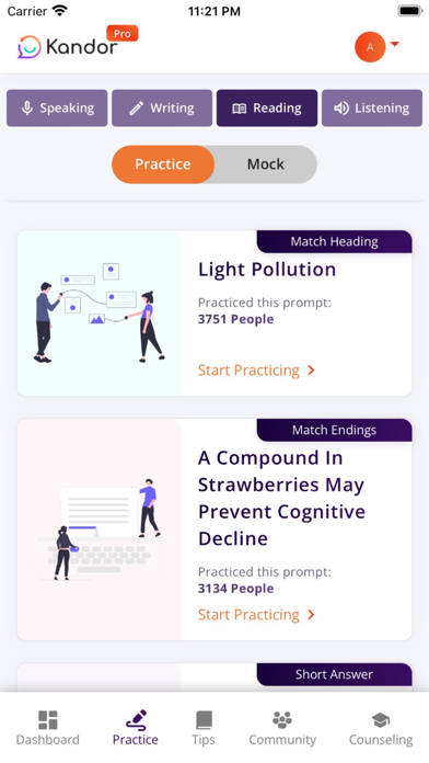 IELTS Prep & Practice - Kandor Screenshot